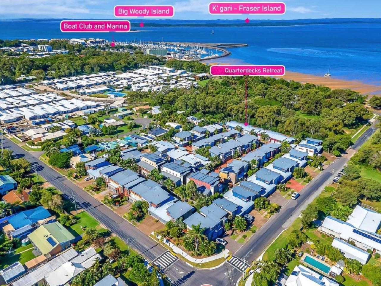 Quarterdecks Retreat Villa Urangan Bagian luar foto